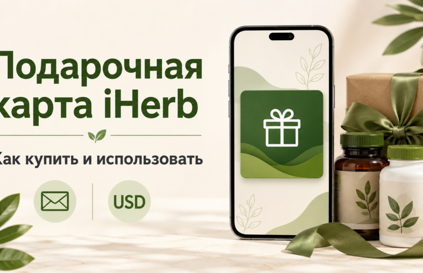 Подарочная карта iHerb — как купить, активировать и использовать